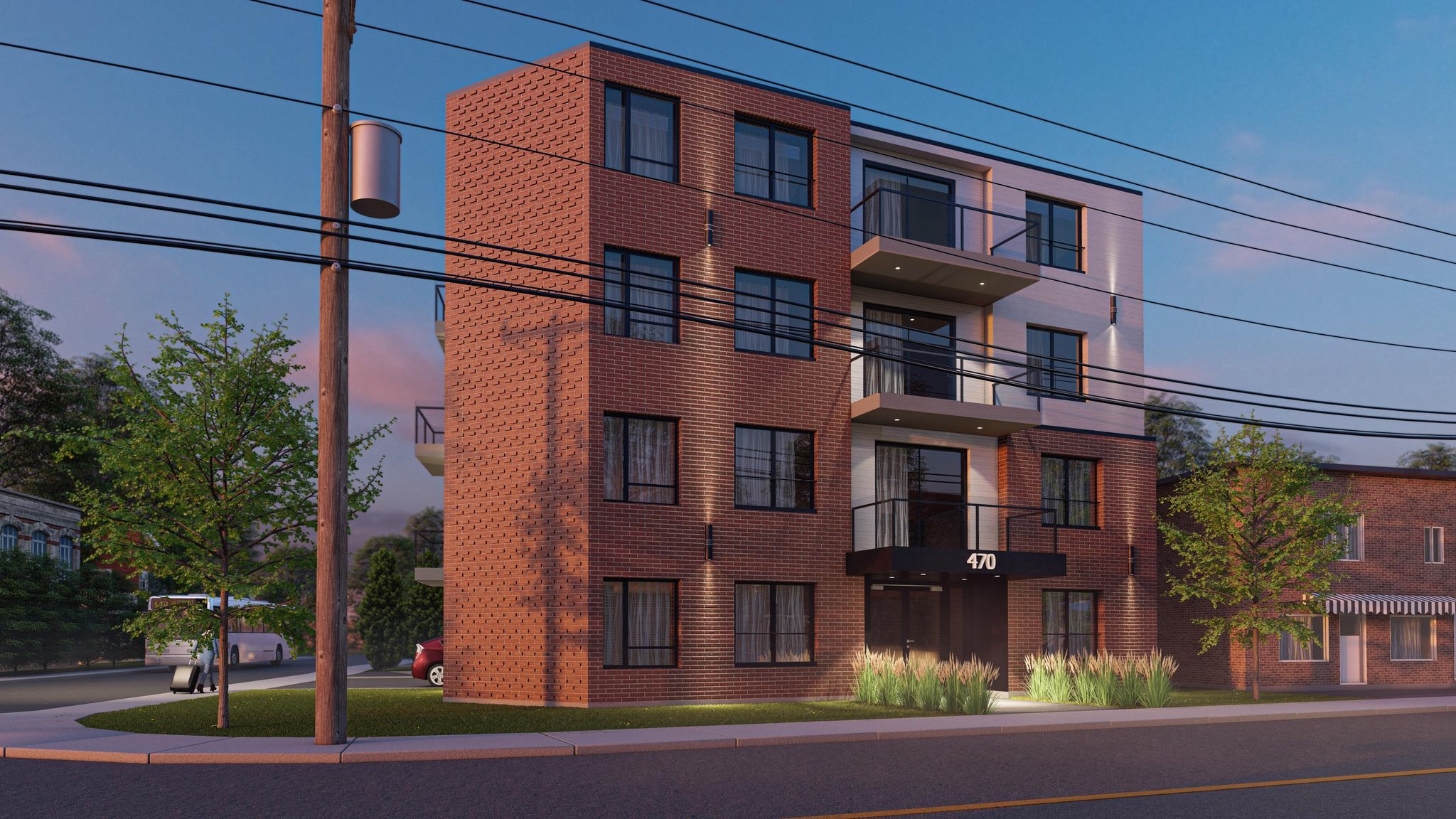 A 14 unit rental project in Lachine